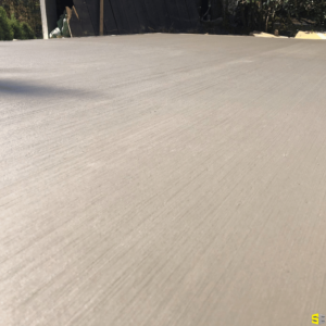 Freshly poured concrete